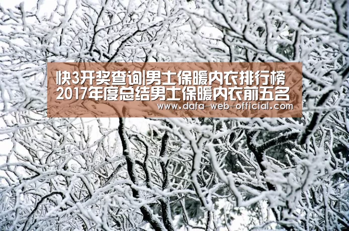 快3开奖查询|男士保暖内衣排行榜 2017年度总结男士保暖内衣前五名(图3) 快3下载